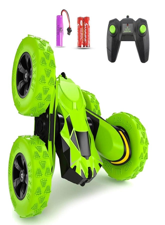 N2K2 ENTERPRISE Double Sided 360 Degree Rotating Stunt Car 4WD Remote Control Monster Truck High Speed Rock Crawler Cars Toy for Kids (Multicolor) - Image 1